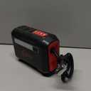 ROCGORLD R8 Tire Inflator Portable Air Compressor, DC 12V Air Compressor Portable with Large Dual Digital Screen, 3X Faster Inflation Air Pump for Car, Bike, Ball, Motor (Red)