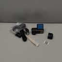 BOTSLAB 3 Channel Dash Cam 4K with 128GB Card, 3.18" Touch Screen, Voice Control, 4K Dash Cam Front and Rear Inside Loop Recording, 5.8GHz WiFi, GPS, Night Vision, WDR, Parking Mode (Dark Gray)