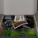 TUMAMA Dinosaur Toys Race Track, 281 Pcs Dinosaur Train Set for Kids 3-5 5-7, Flexible Train Tracks with 4 Dinosaurs Figures, 2 Electric Race Cars with Light, Create A Dinosaur Road Race for Toddlers