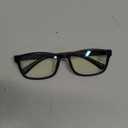 Livho Rectangular Eyeglasses Blue Light Blocking TR Frame Reading Glasses Computer Reader Plain Sunglasses Reduce Fatigue (Color : Black-1, Size : +350)