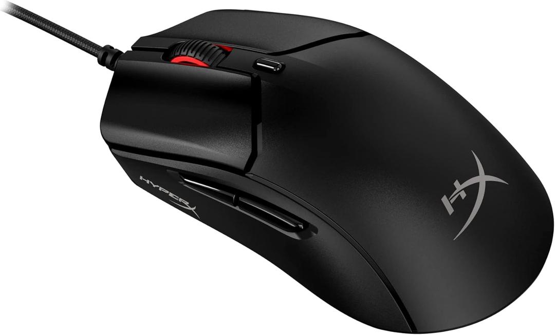 HyperX Pulsefire Haste 2 Wired Gaming Mouse- Ultra Lightweight, 53g, 8000Hz Polling Rate, Precision Sensor, Hyperflex 2 Cable, Plug and Play.,  Black