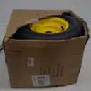 2 Pack 16x6.50-8 Lawn Mower Tires with 3/4" or 5/8" Bearing, 16x6.5-8" Tubeless Tire and Wheel with 3"-4.5" Offset Hub, Universal Fit Riding Mower and Garden Tractor Front Wheel,4 Ply, Turf Pattern