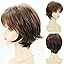 SEVENCOLORS Short Blonde Wigs for Women Pixie Cut Wigs with Bangs Straight Layered Short Hair Wigs Natural Looking Synthetic Light Blond Wigs