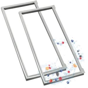 2 Pack W10830162 Refrigerator Door Gasket Replacement for Whirlpool, Kenmore, Kitchen-Aid Refrigerator, 39.7"x16.9" Fridge Door Gasket Seal Fit Model WRF535SMBM00, KBFS20EVMS13, IX6HHEXDSM00