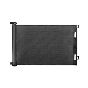 Retractable Baby Gates, Mesh Dog Gate for Doorways, 33.6" Tall, Expands to 55" Wide,Pet Safety Essential Fit for Baseboards, Wide Toddlers Gates for Hallways, Indoor & Outdoor,Black