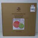 HOYECHI 2pc Lighted Pop-Up Outdoor Christmas Ornament Set  Holiday Ball Decorations with 200 LED Lights, 8 Lighting Modes, for Yard & Outdoor Christmas Decor - Red/Green