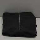 Tanst Sky Womens Sweatshirt Dress Long Sleeve Hoodie dresses Half Zip Drawstring Hooded Tunic Tops with Pocket (Large, Black)