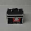Vaultz Secure Security Lock Boxes - Safe Combination Lock Box, Storage for Documents, Valuables, Medicine & Money - 9.88 x 7.75 x 7 Inch - Black/Chrome