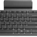 Lenovo 700 Modern Wireless Keyboard, 2.4 GHz Dongle & Dual Bluetooth Connection, AES-128 Encryption, 36 Month Battery Life, Luna Grey
