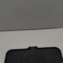 Zulay Kitchen Large Silicone Sponge Holder (12x4)  Flexible Sink Organizer Tray for Kitchen & Bathroom  Multipurpose Soap Dish for Sponges, Makeup, Trinkets & More (Black)