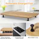 30 Inch Extra Large Bamboo Noodle Board Stove Cover, Large Charcuterie Board, Counter Space Top Covers for Electric Stoves & Sink Farmhouse Rustic Decorative Tray for Kitchen, 30"L x 20"W