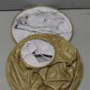 Rustic Lampshades Set of 2, Bell Lamp Shades Replacement 6"x13x10", Medium Faux Leather Lampshades for Table Lamps, Floor Lamps, Hand Crafted(Spider Fitter), Harp Holders Included, Assembly Required