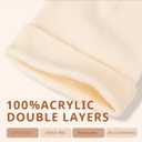 3 x ZOORON Kids Beanie Boys Girls Beanies Children Winter Hats Children Knit Warm Caps Kids Soft Beanie Cap (Beige)