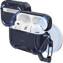 ESR for AirPods Pro 3 Case (2025), Compatible with Airpods Pro 3rd Generation (USB-C Cable), Magnetic Lid, MagSafe Ready, Powerful Drop Protection, Cyber Series, Navy Blue