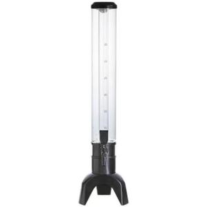 3L/100oz Beer Tower Dispenser with Ice Tube  Stackable and perfect for beer, margaritas, mimosas & cocktails. Ideal for home bars, events, and parties
