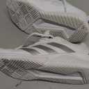 adidas Women's Court Team Bounce 2.0 Sneaker, White/ Silver Metallic/ Grey One, 7.5
