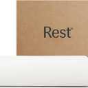 REST Evercool+ Flat Sheet Cali King/King Size, Breathable Luxury Bedding for Hot Sleeper and Night Sweats, Bed Sheet with Woven Ionic+ Self Cleaning Silver Yarn for Sensitive Skin, Arctic White