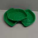 Super Z Outlet Palm Leaf Hawaii Style Food Reusable Snack Tray, Cookies, Chips, Candy Dip for Jungle Island Themed Party Decorations Platter (3 Pack, 11.75" x 8.5" Inches)
