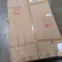 Suidia Bathroom Mirror, 60" x 36" Wall Mirror Metal Framed, Bathroom Vanity Mirror for Living Room Bedroom Bathroom Entryway, Black, Rect Corner Style