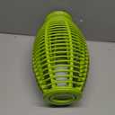 Solar Lantern,Outdoor Plastic Lanterns Waterproof,  Solar Lights,Hanging Lanterns Outdoor,Decoration Lights for Garden,Patio,Porch,Trees,Pathway,Outside. Color Green