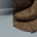 IUV Cowboy Boots For Women Western Cowgirl Boots with Chunky Heel Mid Calf Snip Toe Ideal for low insteps 6