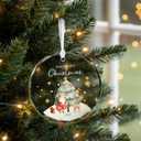 2 x Bear Baby's First Christmas Ornament Gifts for New Parents, 2025 New Baby Ornaments for Christmas Tree, Acrylic