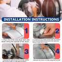 Upgraded 661570 & 279640 & W10837240 Dryer Drum Belt and Idler Pulley Kit -Fit for Whirl-pool May-tag Ken-More Dryers, Replaces 661570V 661570VP PS11726337 W10547287 W10547290