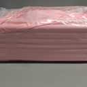 Teepee Tent for Kids with Padded Mat Cotton Canvas Kids Tent with Pompom for Toddlers Indoor Play Tent for Girls Boys with Stars Lights, Carry Bag, Banner Flag (Pink)