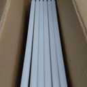 WICHEMI 8 Panel Indoor Dog Playpen, Acrylic Clear Puppy Playpen, 23.6" H Cat Play Pen with Double Door Lock, Paw Print Design Pet Playpen with Suction Cup, White