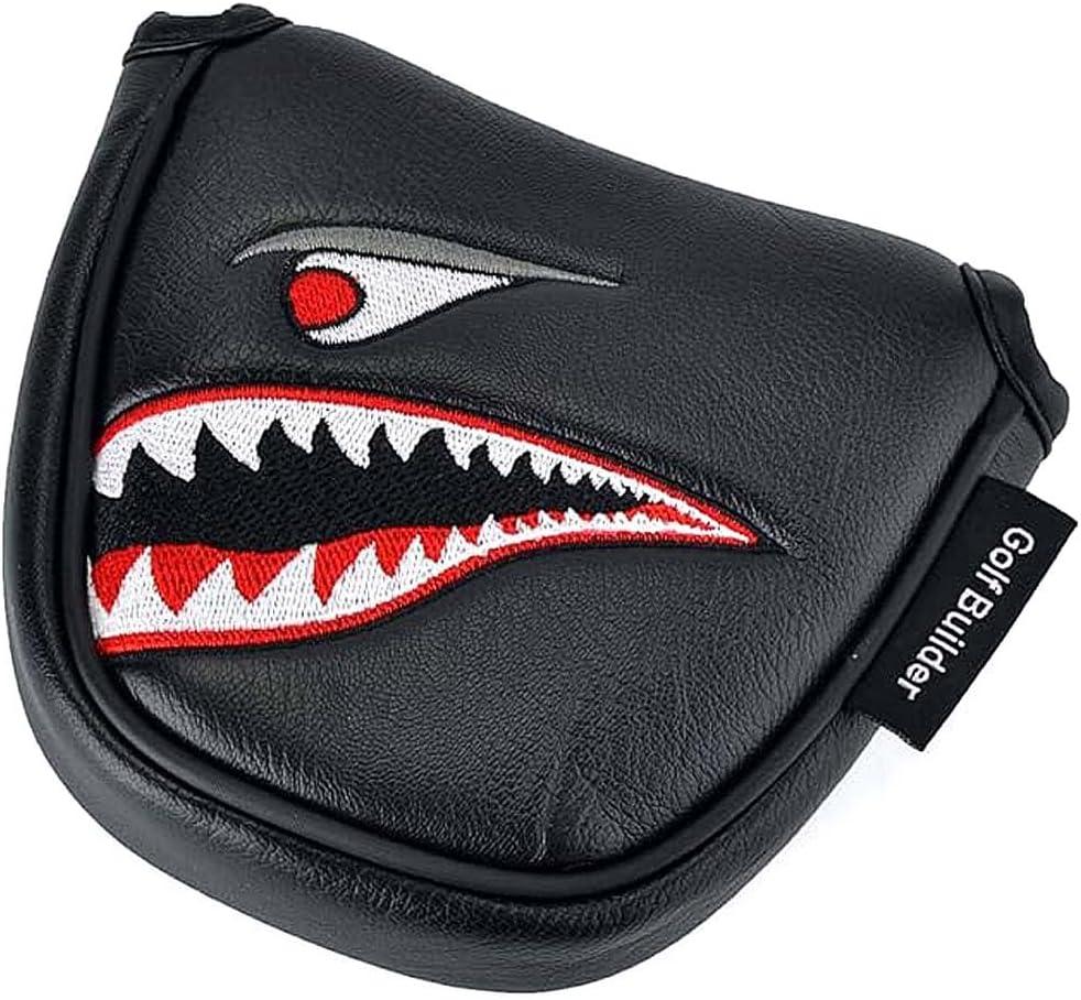 GOOACTION Shark Golf Club Mallet Putter Head Cover with Creative Cartoon Animal Pattern Synthetic Leather Golf Clubs Headcovers GOOACTION Shark Golf Club Mallet Putter Head Cover with Creative Cartoon Animal Pattern Synthetic Leather Golf Clubs Headcovers