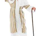 fun shack Boys Shepherd Costume, Kids Joseph Costume, Shepherd Costumes for Boys, Religious Dress Up Outfit (Large, Gold)