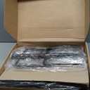 6 Pack 9FT String Light Poles for Outdoor,Metal Lights Hanging Pole Outside with Fork,Light Stand for Patio, Pergola, Garden, Backyard, Yard, Camping Party