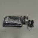 2 Pack Self Closing Door Hinges 4 Inch, Matte Black Spring Loaded Hinges with 5/8'' Radius Corners, Adjustable Tension for Garage, Front Door, for Left and Right Hand Door, UL Listed