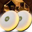 Camping Lights String: Outdoor String Lights with 5 Lighting Modes - Quick 30s Recovery Durable and Waterproof - USB Charging Portable Camping Lights for Camping/Yard/and Hiking - 2PACK