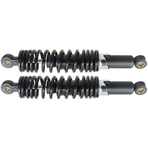 1 Pair 12.5 320mm Motorcycle Universal Rear Shock Absorbers Replacement for Suzuki Yamaha Sportster XL883 1200 90cc 110cc 125cc 150cc Dirt Bike Go Kart Black