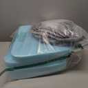 GUEGLSA Replacement Outdoor Cushion Covers 24x24x5 inch, Waterproof Patio Seat Cushion Slipcovers, Chair Cushion Slip Cover, Set of 2, Multiple Grey