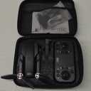 TD12Pro Drone with 1080P HD Camera, Brushless Motor, Optical Flow Positioning, Level 3 Wind Resistance, 3 Speed Modes, Drones for Adults Beginners, Outdoor Photography Foldable RC Quadcopter