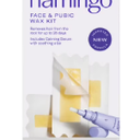 Flamingo Women Face Waxing Kit, Facial Waxing Kit with 20 Wax Strips for Face, 8 Post-Wax Cloths, and 1 Post-Wax Serum, Pack of 2