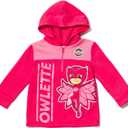 PJ Masks Fleece Quarter-Zip Hooded Sweatshirt Toddler to Little Kid