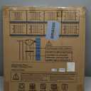 Cumbor 29.7-48" Baby Gate for Stairs, Mom's Choice Awards Winner-Dog Gates for Doorways, Auto Close Safety Pet Gate for Dogs Indoor, Easy Install Pressure Mounted Child Gate with Walk Thru Door, White