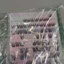 Self Adhesive Eyelashes Brown Self Adhesive Lash Clusters Natural No Glue Lashes Dark Brown Eyelash Extensions Pre-glued Eyelash Clusters Wispy Press on Individual Lashes 8-16mm by ZANLUFLY