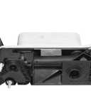 Engine Oil Cooler and Filter Housing Adapter gaskets Sensor Kit Replace 5184294AE Compatible with 2011-2013 Chrysler 200/300 Dodge Journey Jeep Wrangler Ram 3.6L Aluminium Silver