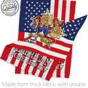 American Garden Flag Memorabilia Decor Religious Yard Sign Picture Print Habemus Papam Decorations American Papal Poster Vatican Canvas Roman Tapestry Catholic Gifts Made in USA