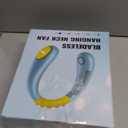 Kids Neck Fan, Portable Bladeless Fans for Kid 4-14Y Girls & Boys, 2600mAh USB Personal Mini Cooling Fan for Travel/Camping/Study, 4 Speeds, Lightweight, Compact, Perfect Summer Gifts for Kids (Pink)