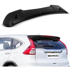 SCITOO 1PC Roof Spoiler 2012-2016 for Honda CR-V CRV Accessories Matte Black Rear Roof Window Spoiler Wing with 3rd Brake Light