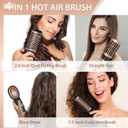 Natrial Hair Dryer Brush Blow Dryer Brush in One Hot Air Brush for Drying and Straightening, Volumizer Multi-Styler Smooth Curls for All Hair Types, Frizz-Free Blowout Brush for Salon Quality