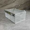 Pull Out Closet Drawer for Clothes | Sliding Wire Basket for Wardrobe Cabinets | Roll Out Storage Organizer | Side Mounting | for Home, Kitchen,Pantry