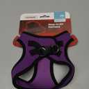 Best Pet Supplies Voyager Step-in Air Harness - All Weather Mesh, Reflective, No Pull Harness for Dogs, Cats - Secure with Hook & Loop Fastener, Buckle, Double D-Rings - Purple/Black Trim, Large