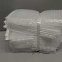 200 Pack 4" X 8" Clear Self Sealing Double Wall Bubble Cushion Bags