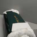 BENVWE Faux Fur Throw Blanket for Couch - Thickened Fluffy Soft Bubble Blanket for Living Room Home Decor - Mothers Day Birthday Gifts for Women Men, Cream White, 50" x 60", 1300GSM